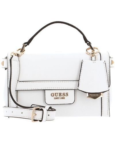 Guess Eco Angy Top Handle Flap White