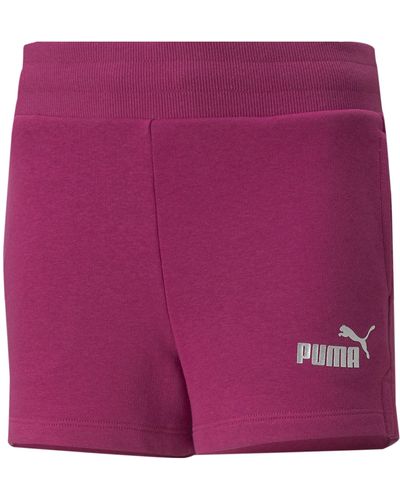 PUMA Shorts Essentials+ Jugend Shorts 164 Festival Fuchsia Pink - Lila