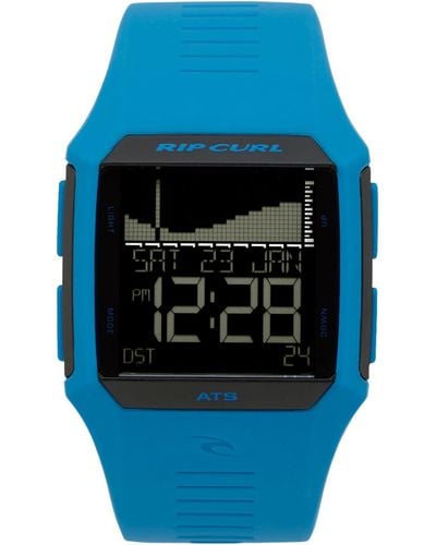 Rip Curl Orologio Digitale Automatico Uomo con Cinturino in Poliuretano A111989061SZ - Blu