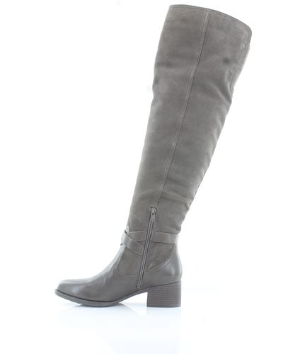 Naturalizer S Denny Over-the-knee Boot Taupe Suede 6.5 M - Gray