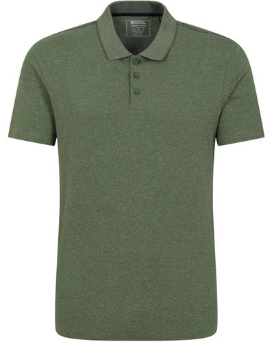 Mountain Warehouse Comfortable Tee Shirt In 100% Cotton With Upf 50+ - Best For Spring - Green