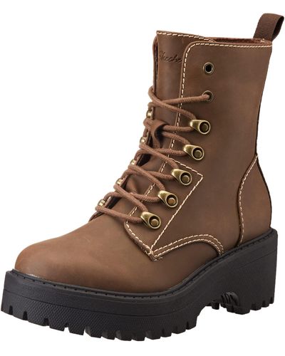 Skechers City Combat #popular Fashion Boot - Brown