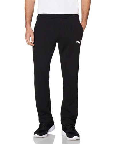 PUMA Pantaloni con Logo Essentials Uomo L Black Cat - Nero