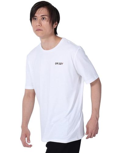 Oakley Erwachsene Wynwood Bark Rc Tee T-Shirt - Weiß