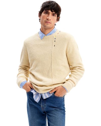 Desigual Jers_Lorenzo Sweater - Bleu