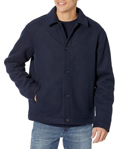 Amazon Essentials Wool Short Jacket - Blue