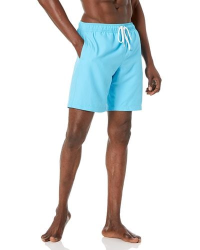 Amazon Essentials 9" Quick-dry Swim Trunk - Blue