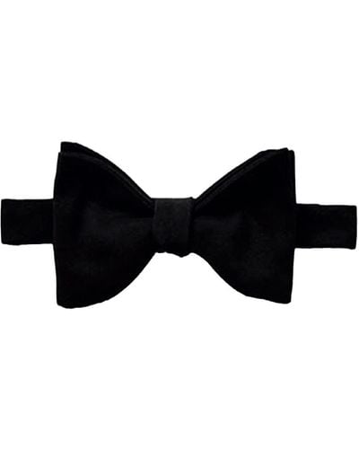 Hackett Silk Sized Bowtie Bow Tie - Black
