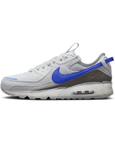 Nike Air Max Terrascape 90 Trainers Trainers Leather Shoes Dv7413 - Blue
