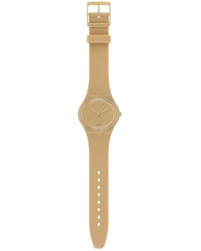 Swatch Armbanduhr Analog Plastik GZ255 - Natur