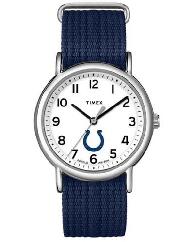 Timex Indianapolis Colts With Slip-thru Single Layer - Blue