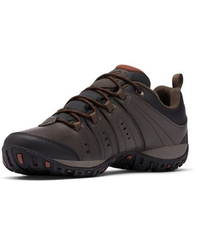 Columbia Herren Wanderschuhe Wasserdicht Woodburn II Waterproof, Größe 40.5, braun (cordovan, Cinnamon) - Schwarz