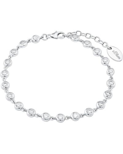 S.oliver Armband 925 Sterling Silber Armband - Mettallic