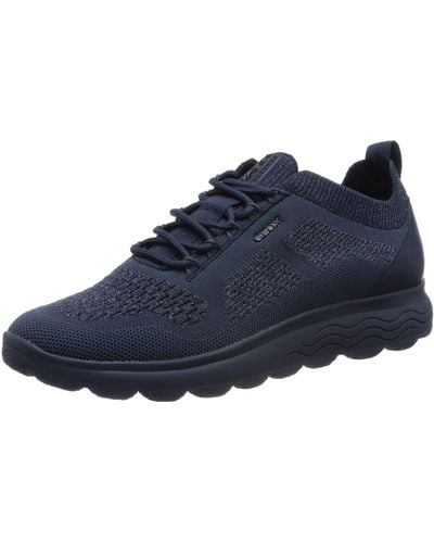 Geox D SPHERICA Sneaker,Navy,39 EU - Blau
