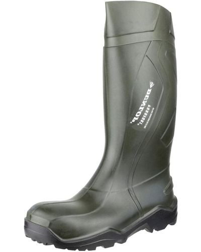 Dunlop C762933 S5 PUROFORT+ -Erwachsene Langschaft Gummistiefel - Grün