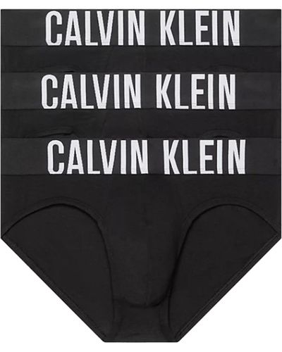 Calvin Klein 3Pk 000NB3607A Hip Briefs - Schwarz