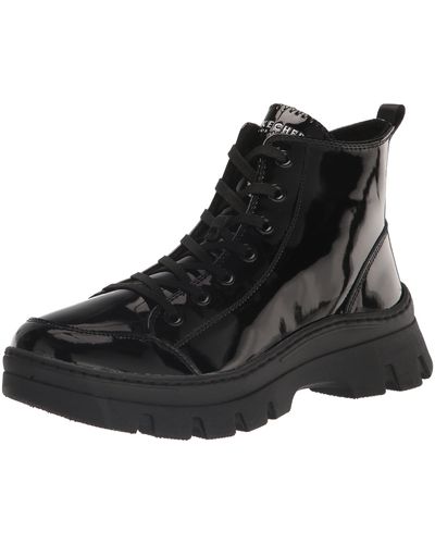 Skechers Roadies Surge-patent Avenue Sneaker - Black