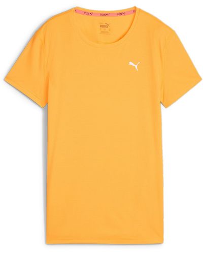 PUMA Run Favorite Velocity T-Shirt MSun Stream Orange - Gelb