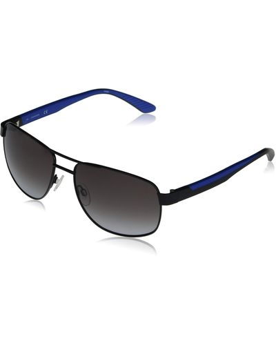 Calvin Klein Blue Navigator Sunglasses Ck20319s 001 60 - Black