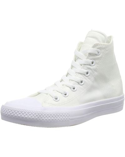 Converse Chuck Taylor All-star High-top Casual Trainers In Classic Style And Colour And Durable Canvas Uppers - White