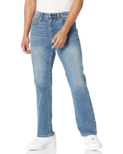 Amazon Essentials Jeans Dritti con Taglio Bootcut Uomo - Blu