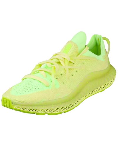 adidas 4d Fusio Mens Fashion Trainers In Yellow Green - 8 Uk
