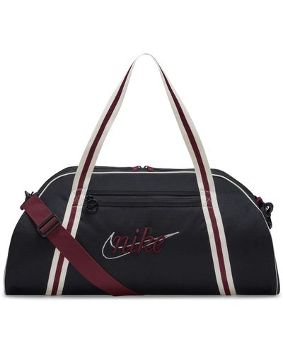 Nike W Nk Gym Club Sports Bag Retro Black/sail/night Maroon Dh6863-011 Misc