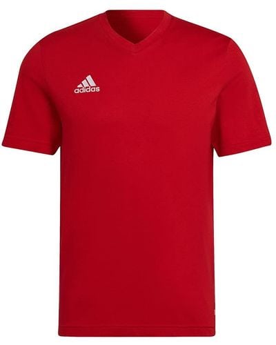 adidas Té ent22 Camiseta de ga Corta - Rojo