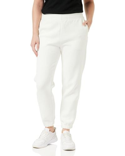 Lacoste Pantalon de Survêtement Straight Fit - Blanc