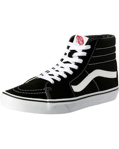 Vans Sk8-hi Black/black/white Skate Shoe 11 Us