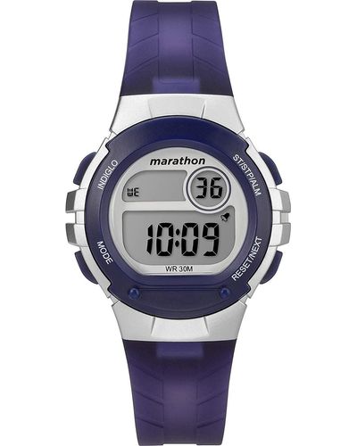 Timex Digital Uhr mit Kunststoff Armband TW5M32100 - Lila