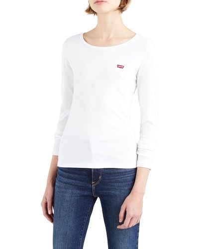 Levi's Ls 2 Pack Tee A0787 Ls 2 Pack Tee White - Blanco