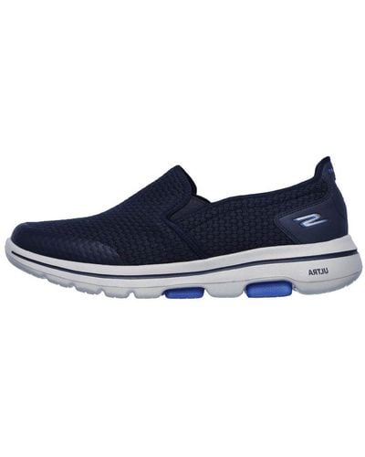 Skechers Gowalk 5 Apprize-Double Gore Slip on Performance Walking Shoe Sneaker - Blu