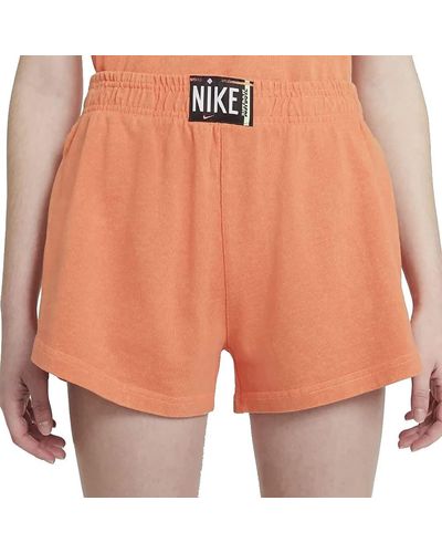 Nike Patch Shorts - Orange