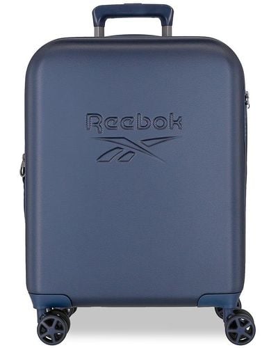 Reebok Franklin Luggage Set Blue 55/70 Cm Rigid Abs Tsa Closure 109l 7 Kg 4 Double Wheels Hand Luggage By Joumma Bags