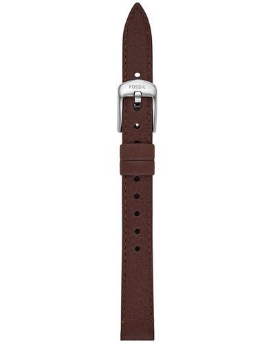 Fossil 12 Mm Litehide Leather Brown Watch Strap S121034