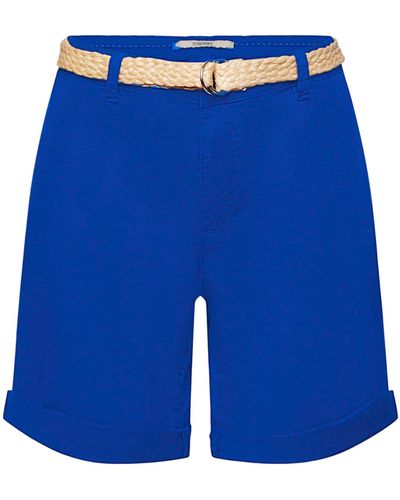 Esprit 034ee1c317 Shorts - Bleu
