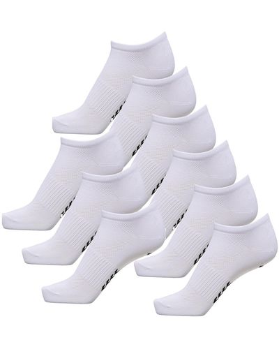 Hummel Sneaker hmlSPORT Ancle Socken 6 Paar Weiß 41-45