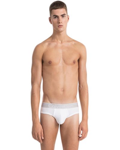 Calvin Klein Hip Brief Pantaloncini - Bianco