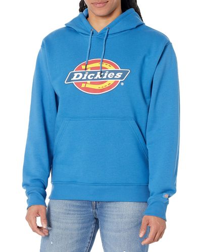 Dickies Big & Tall Tricolor Dwr Pullover Fleece - Blue