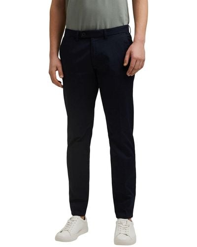 Esprit 990EO2B308 Pantalones Chinos - Azul