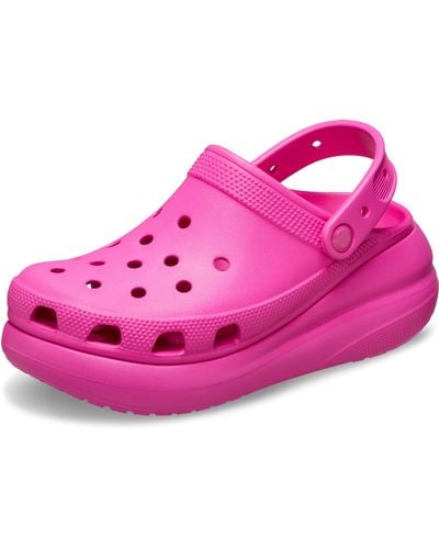 Crocs™ Adult Classic Crush Clogs | Platform Shoes - Pink