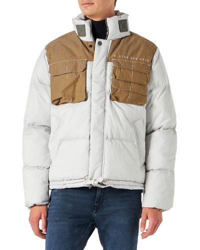 G-Star RAW Attac Utility Pm Puffer Jas - Wit