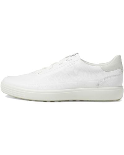 Ecco Soft 7 Schnür-Sneaker - Weiß