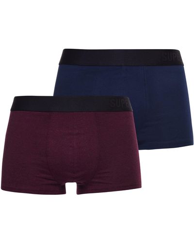 Superdry S Offset Double Pack Trunks - Mehrfarbig