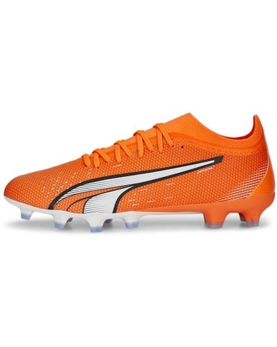 PUMA Sport Shoes ULTRA MATCH FG/AG Soccer Shoes - Naranja