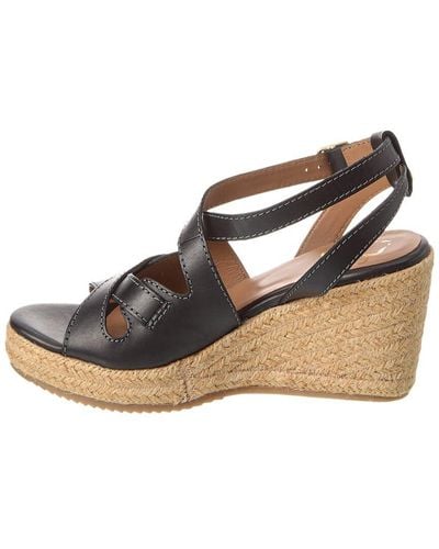 Ted Baker Tamyaa Leather Wedge Sandal - Brown