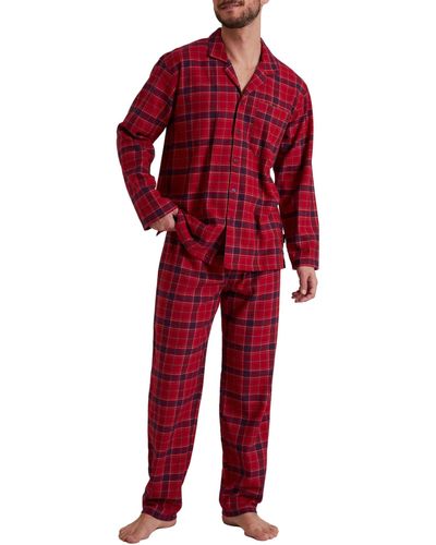 Tom Tailor Xmas Flannel Pyjama - Rot