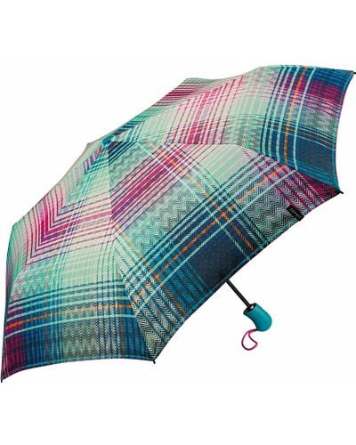 Esprit Parapluie de poche Easymatic Light On-Vers Automatique Rainbow Dawn - Bleu