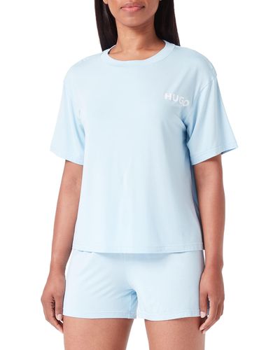 HUGO Pyjama T-Shirt ,Light/Pastel Blue452,XS - Blau